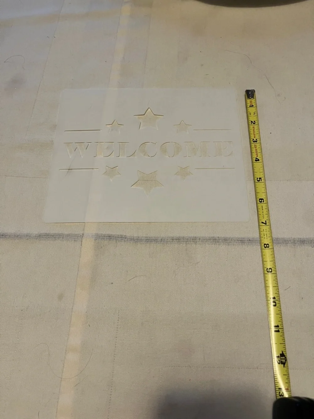 Show-Offs Home Decor Stencil Set - My Happy Place and  WELCOME Grafics